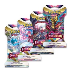 Sword & Shied - Lost Origin Sleeved Booster Pack Art Bundle (Set of 4)(One of Each)